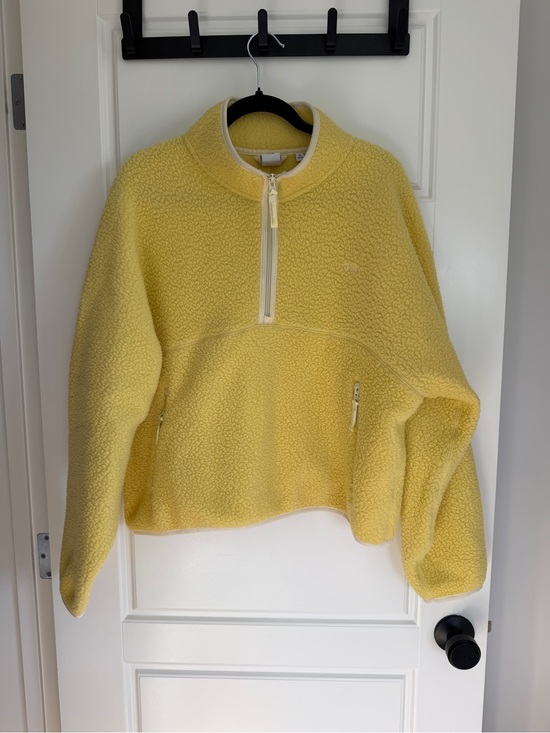 TNA Sweaters - TNA Polartech Polar Fleece Butter Yellow 1/4 Zip